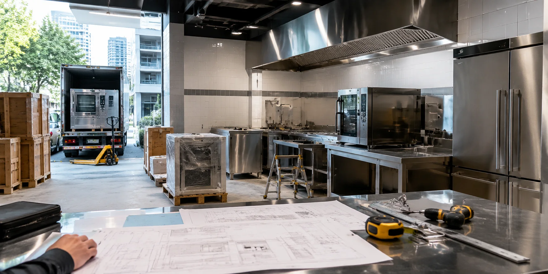 Commercial kitchen scoping questions context