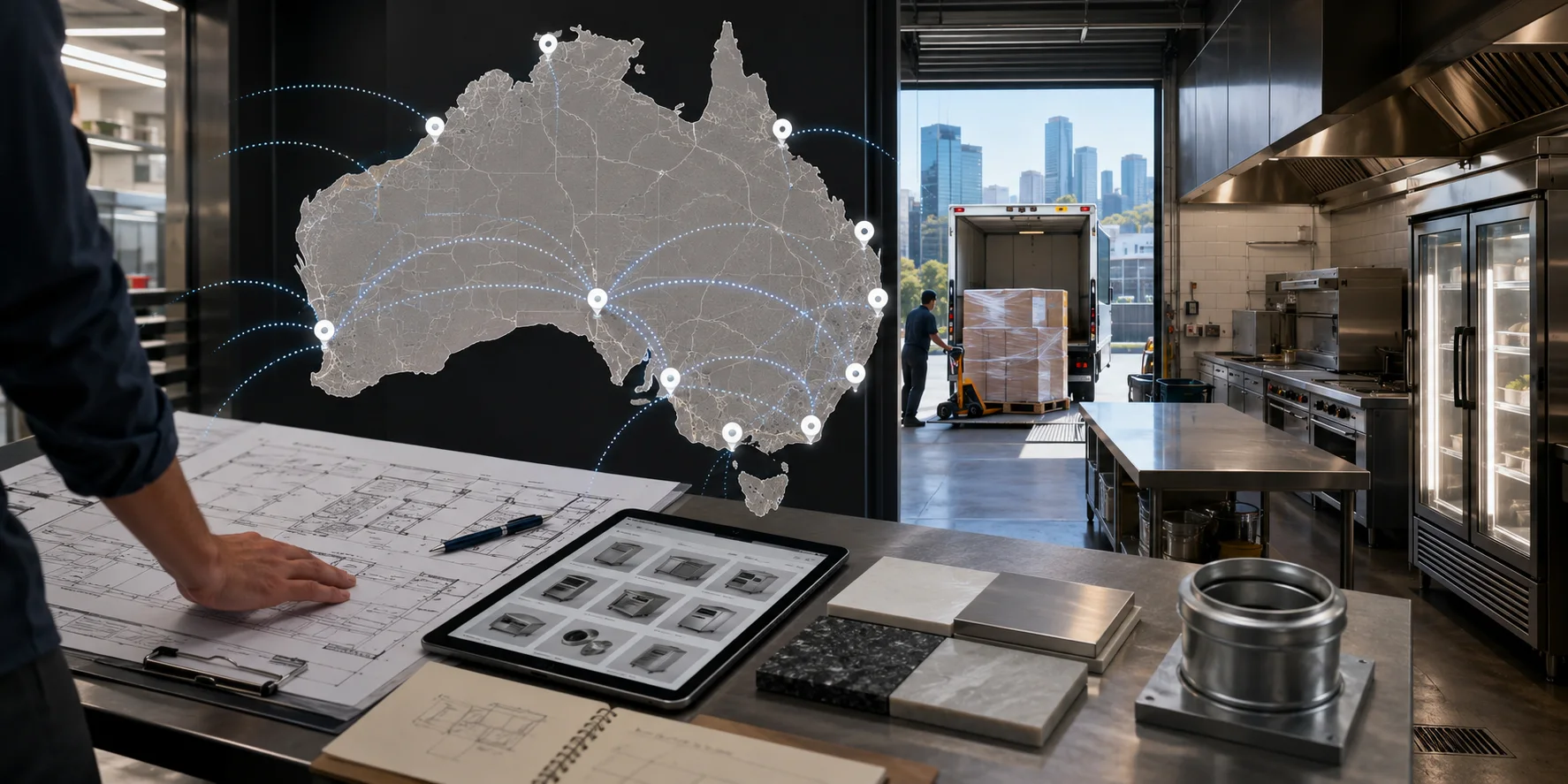 Australian commercial kitchen city coverage context
