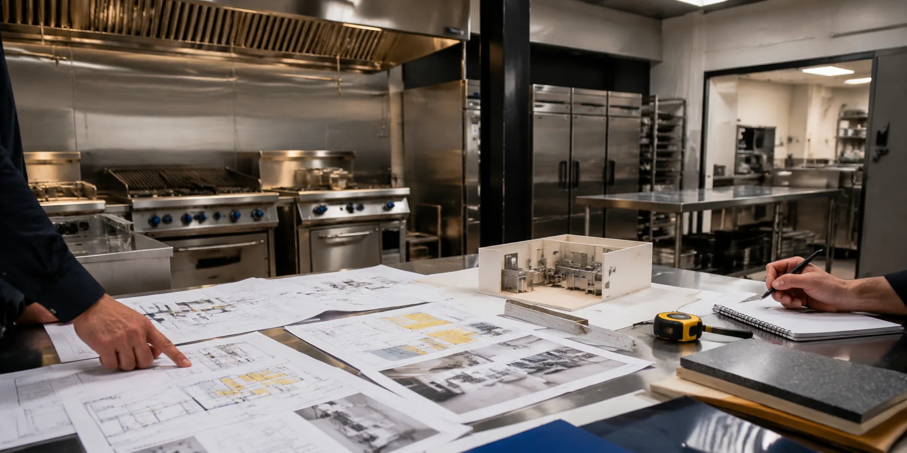 Commercial kitchen scoping questions context