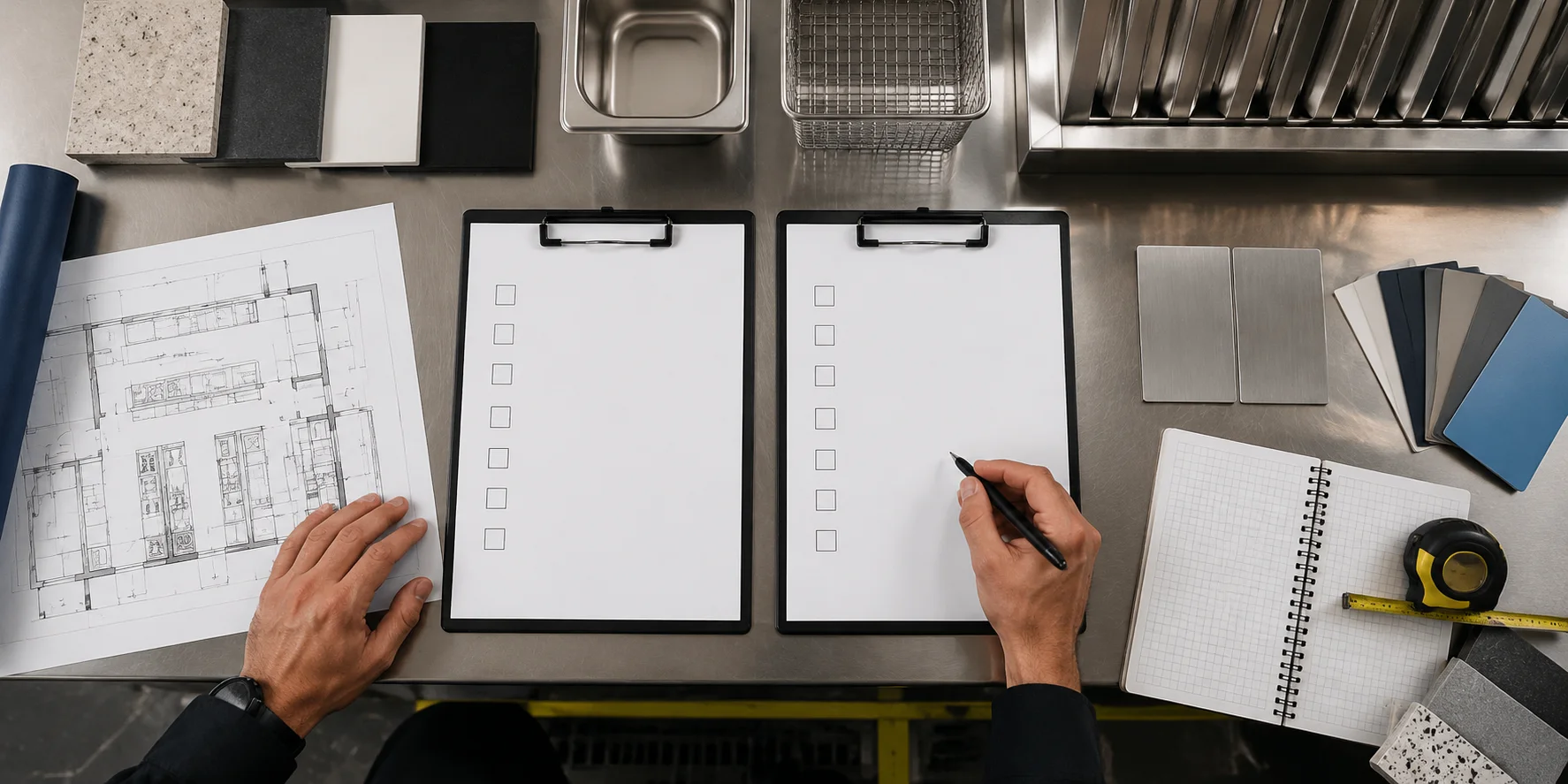 Commercial Kitchen Designer vs Restaurant Fitout Company checklist context
