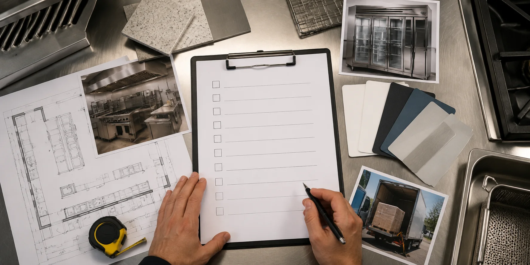 Commercial Kitchen Equipment Checklist For Supplier Comparisons checklist context