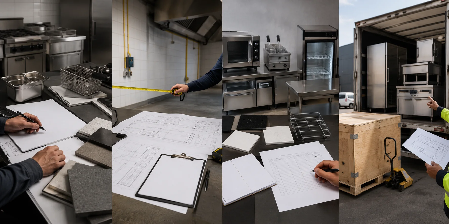 Commercial kitchen project planning context