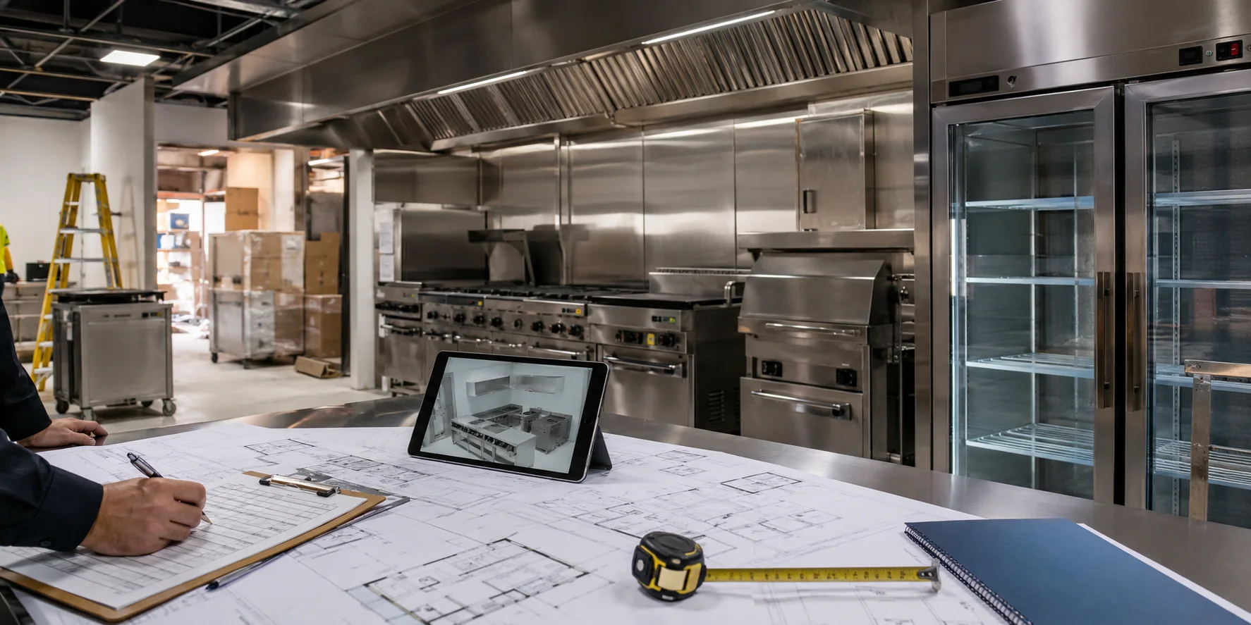 Commercial kitchen scoping questions context