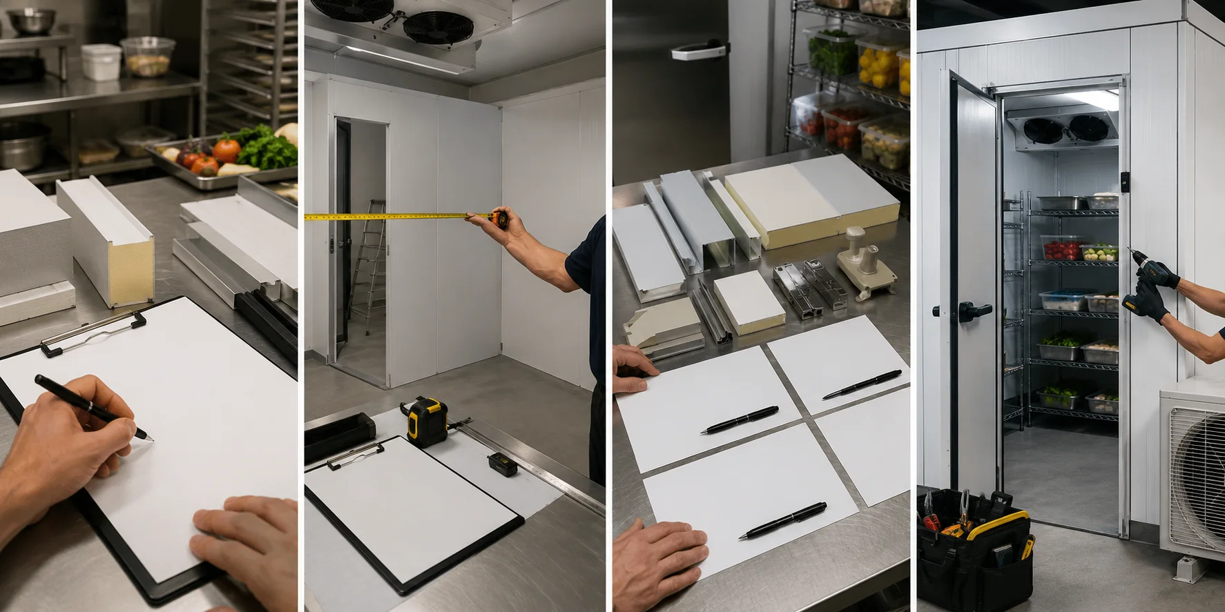 Commercial kitchen project planning context