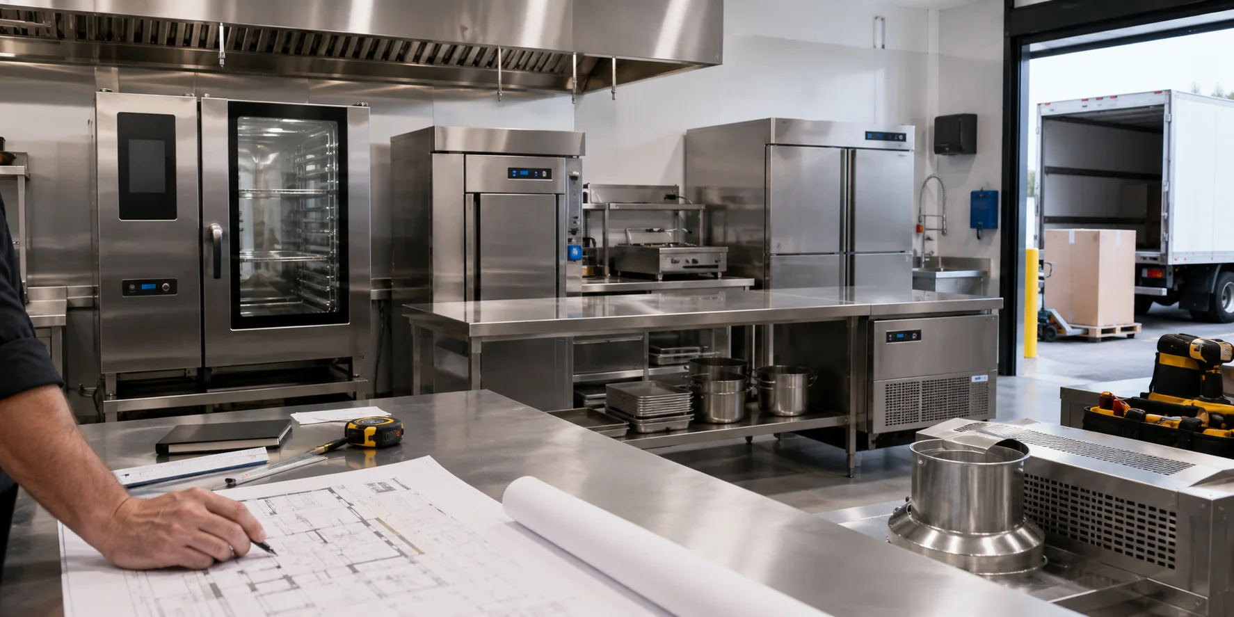 Commercial kitchen equipment planning context
