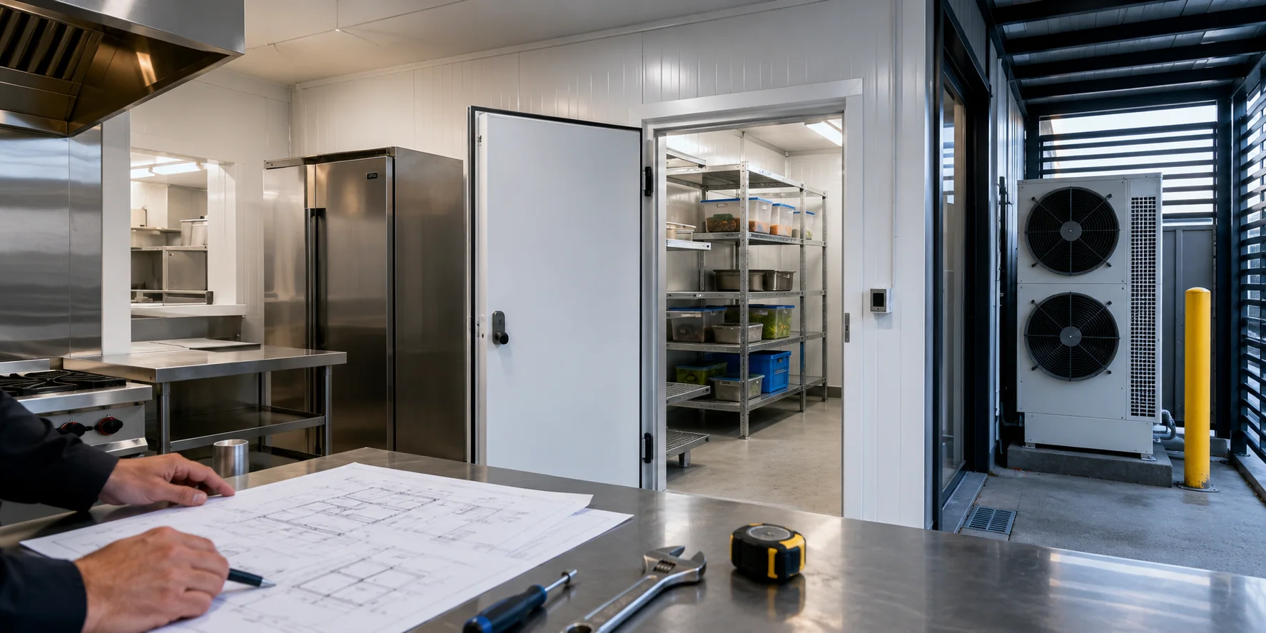 Commercial refrigeration and cool room planning context