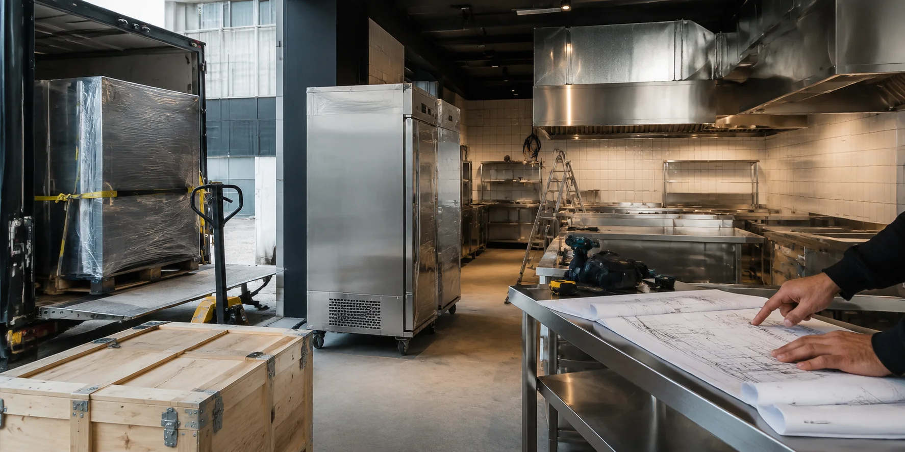 Commercial kitchen scoping questions context