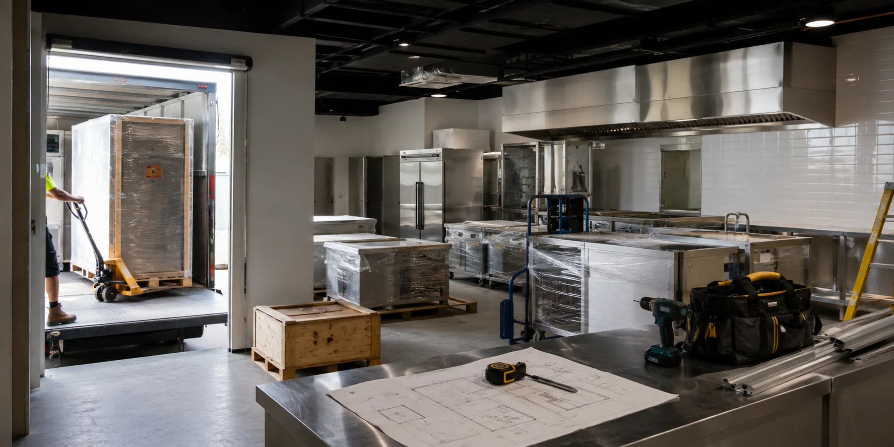 Commercial kitchen scoping questions context