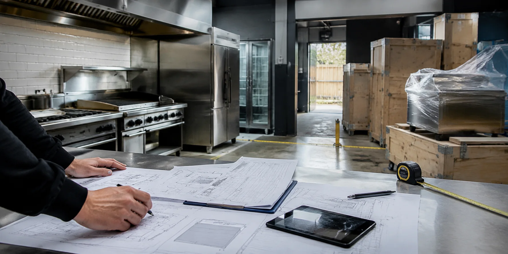Commercial kitchen equipment replacement context
