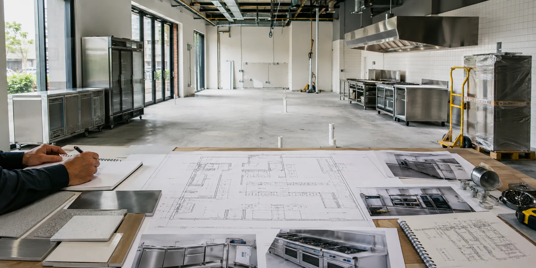 New commercial kitchen venue planning context