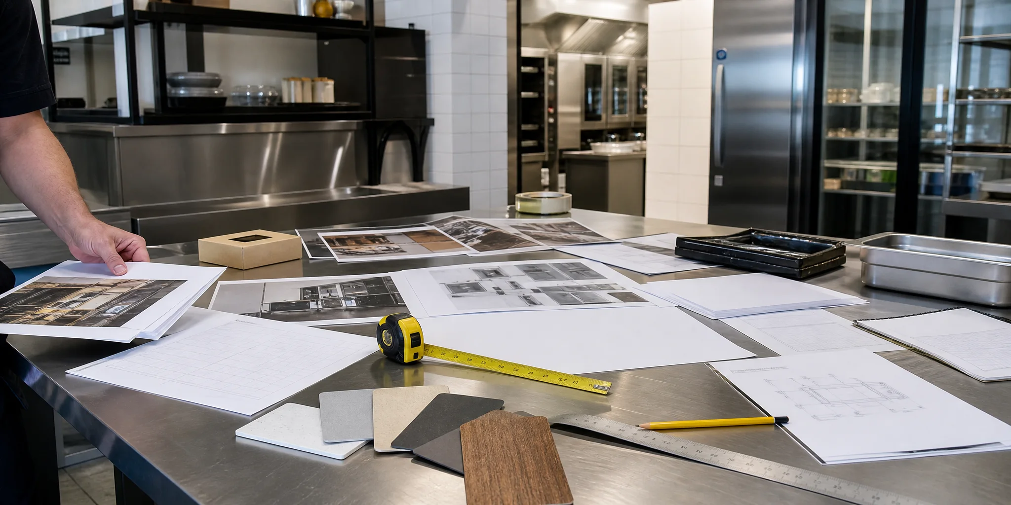 Commercial kitchen project brief planning context