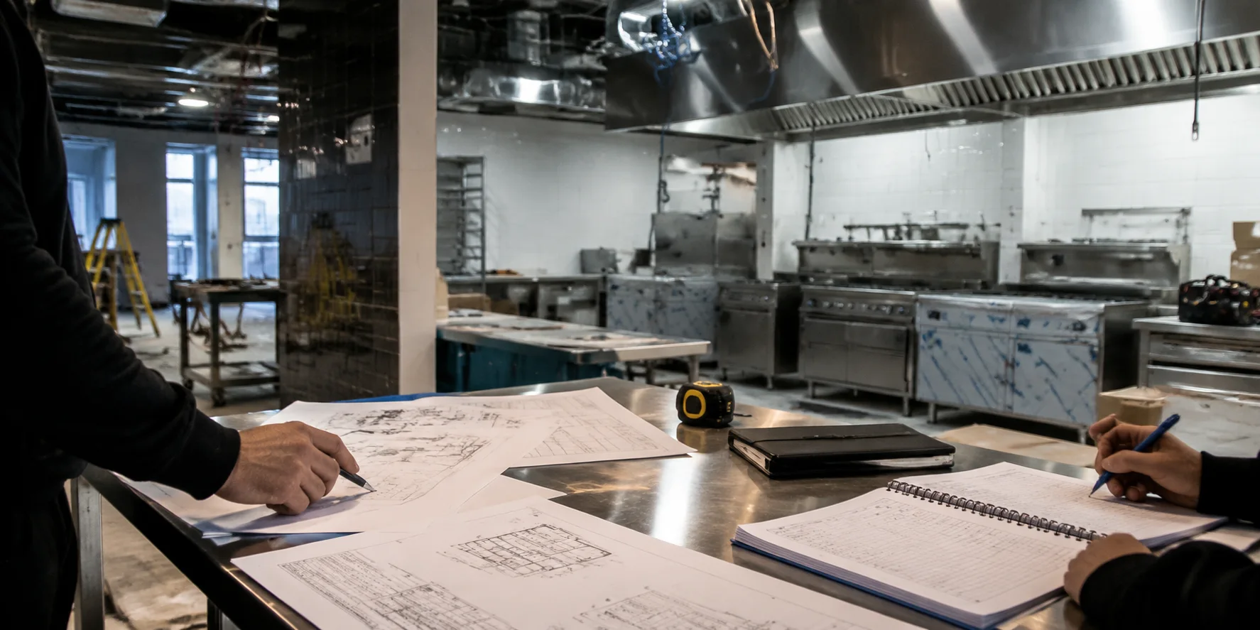 Commercial kitchen scoping questions context