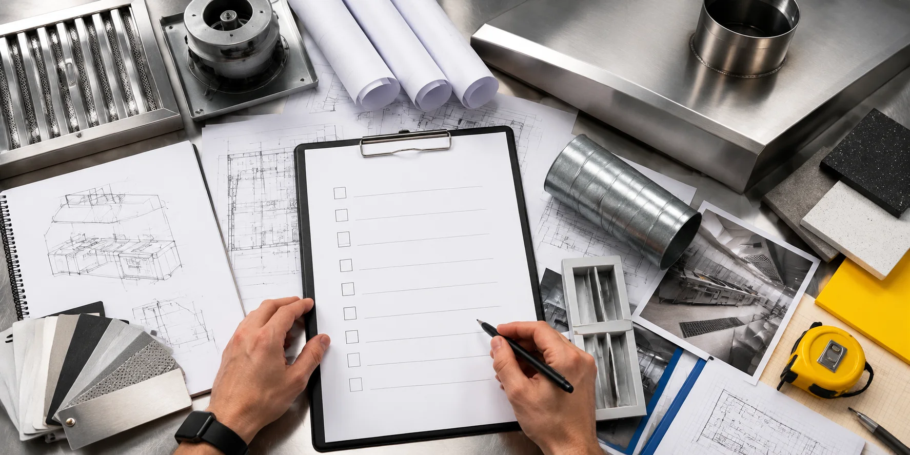 How To Brief Hood And Exhaust Suppliers checklist context